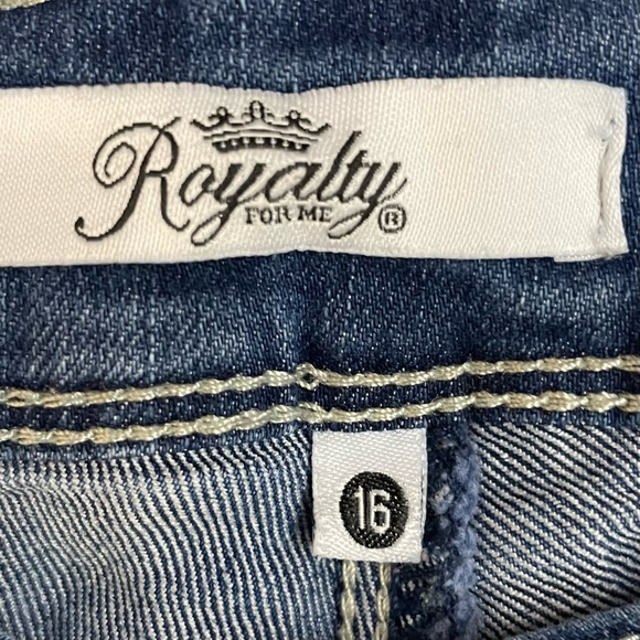 Royalty For Me Straight Leg Jeans Sz 16 - Picture 3 of 9